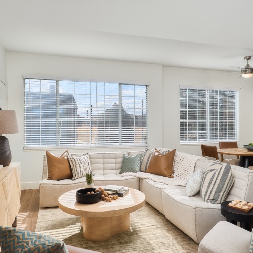 renovated unit with couch